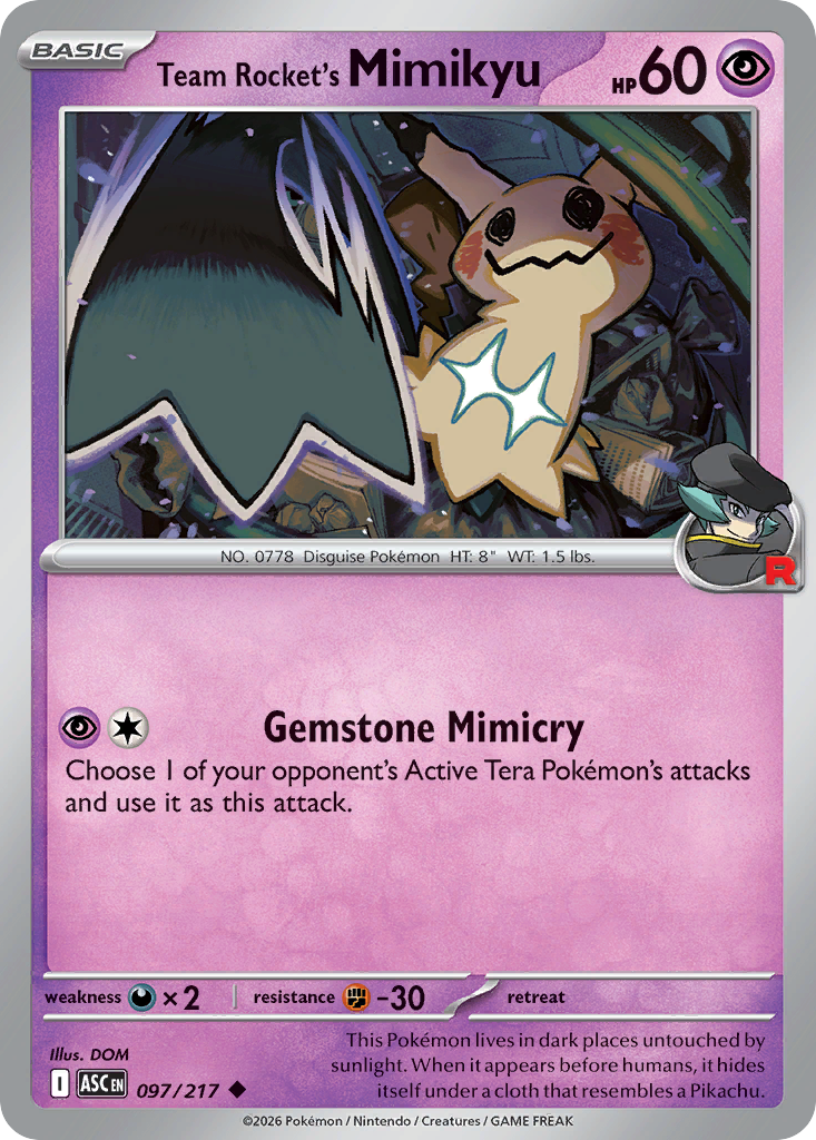 Team Rocket's Mimikyu – Ascended Heroes