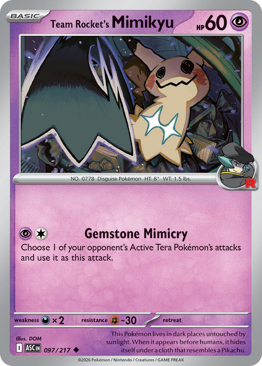 Team Rocket's Mimikyu – Ascended Heroes