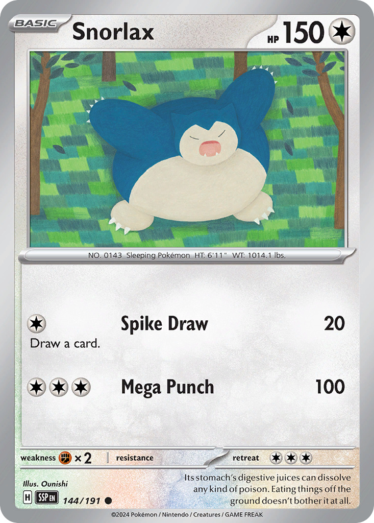 Snorlax – Surging Sparks