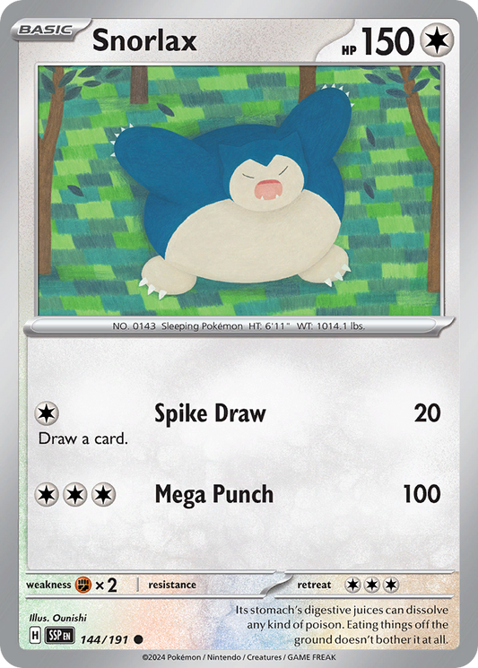Snorlax – Surging Sparks