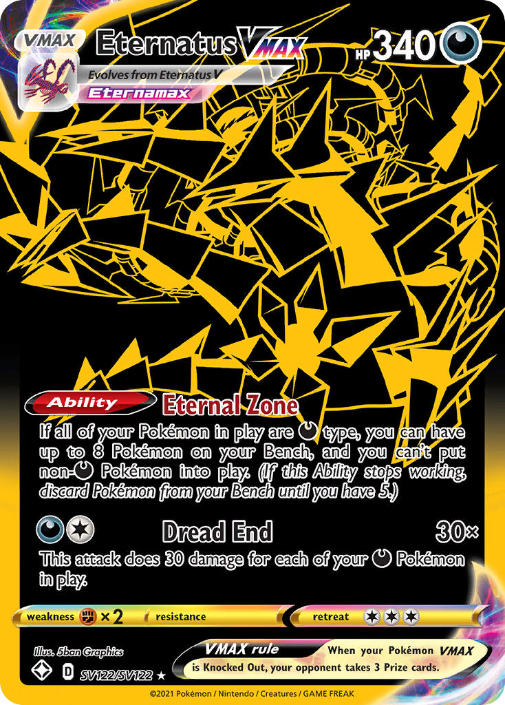 Eternatus VMAX – Shining Fates Shiny Vault