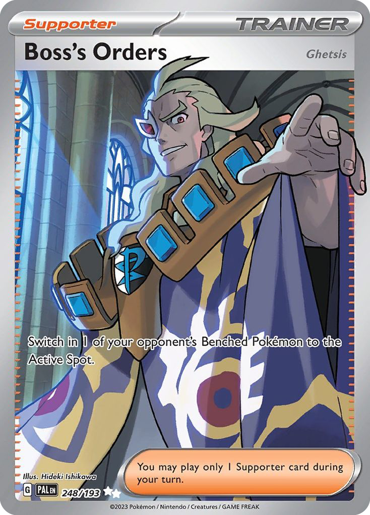 Boss's Orders (Ghetsis) – Paldea Evolved