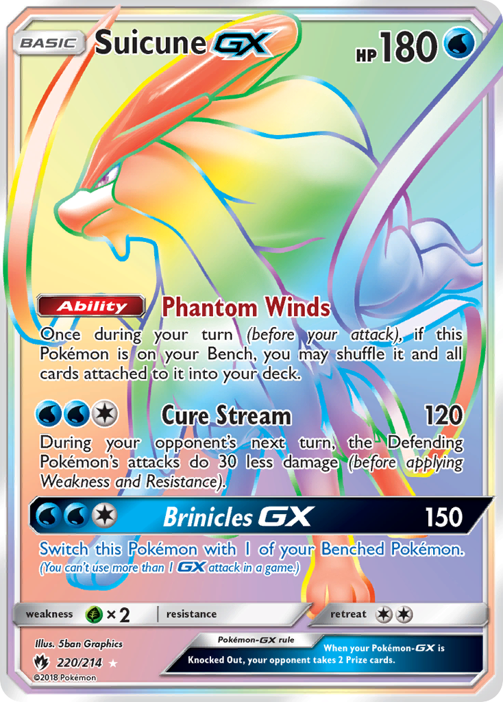 Suicune-GX – Lost Thunder