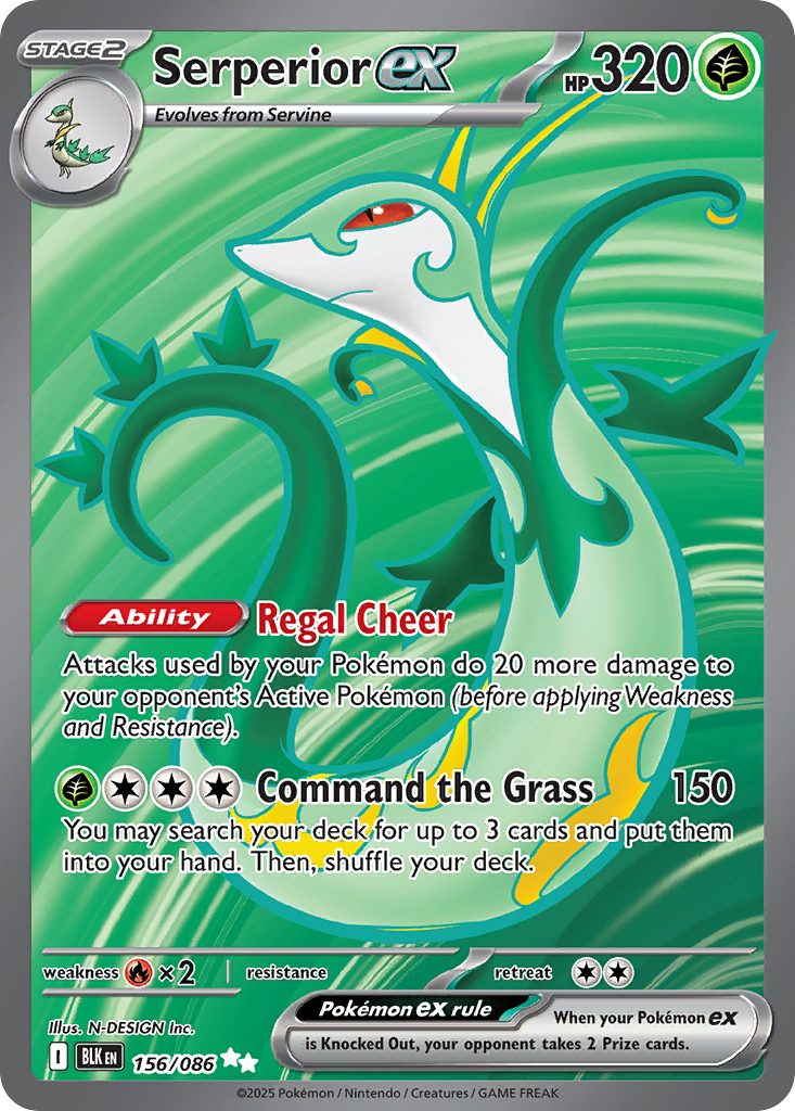 Serperior ex – Black Bolt