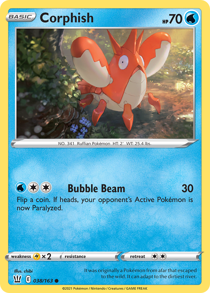 Corphish – Battle Styles
