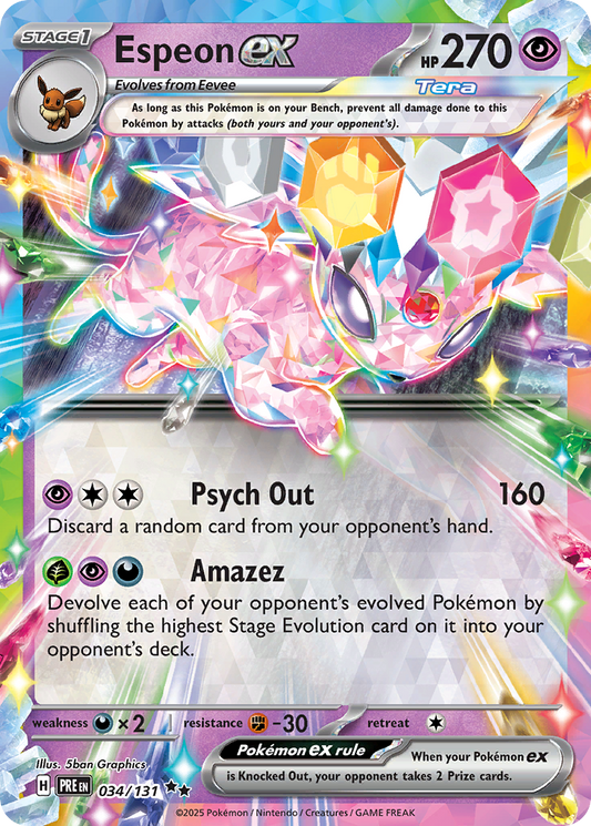 Espeon ex – Prismatic Evolutions