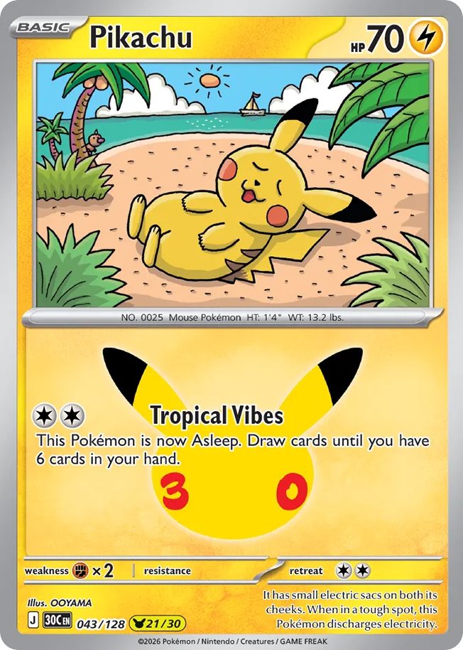 Pikachu – 30th Celebration