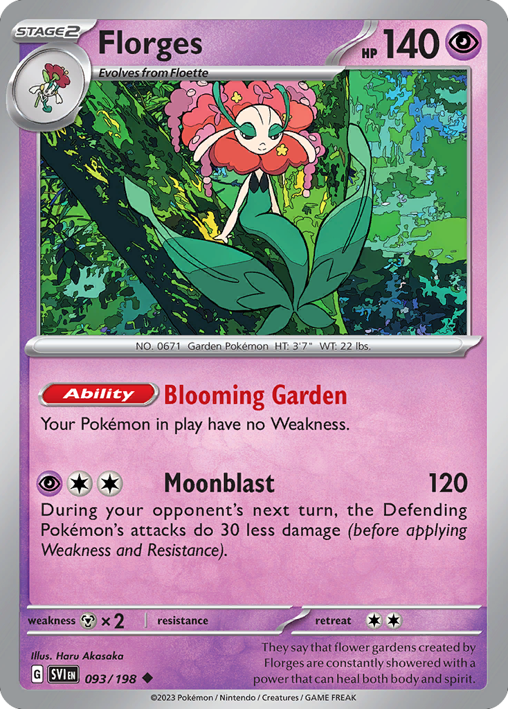 Florges – Scarlet & Violet