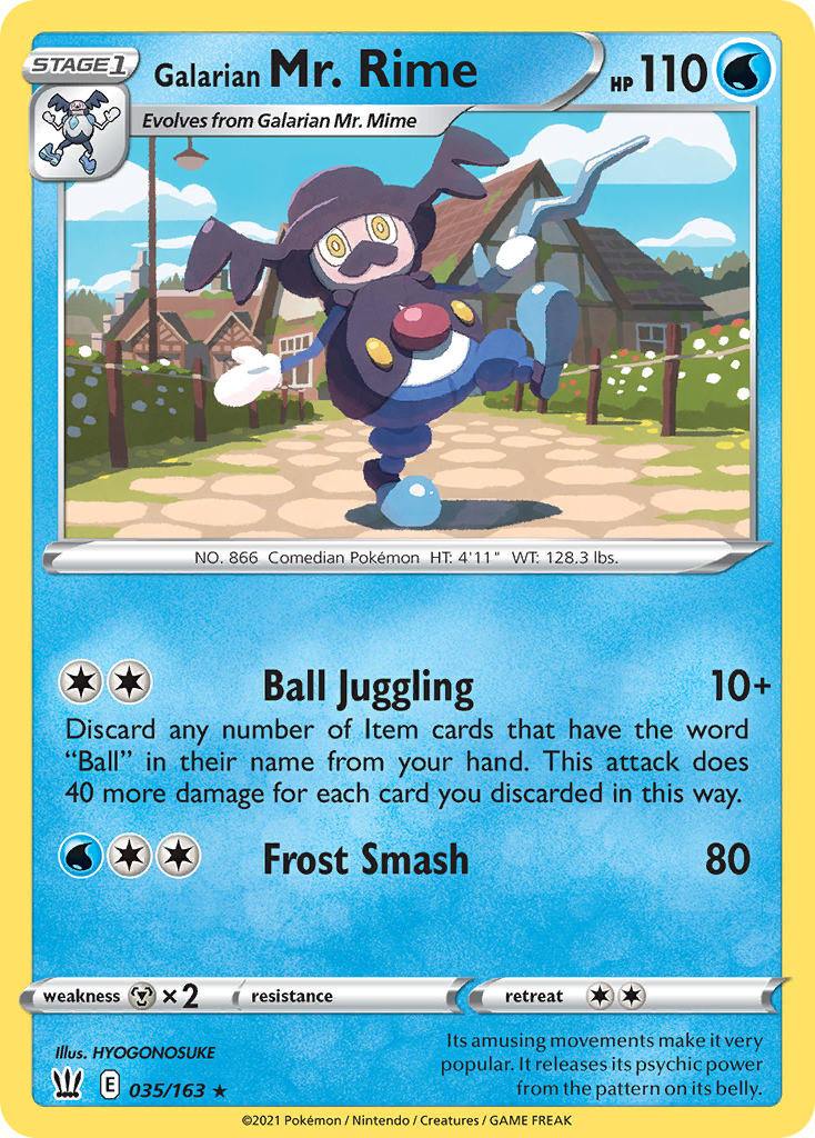 Galarian Mr. Rime – Battle Styles