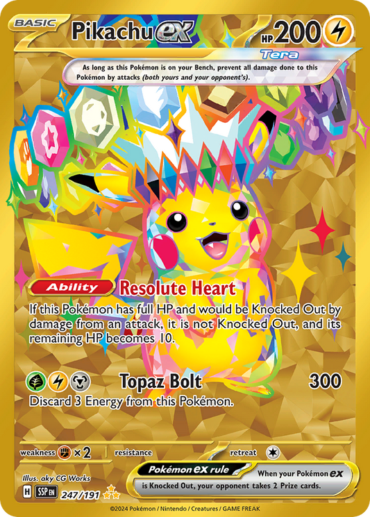 Pikachu ex – Surging Sparks
