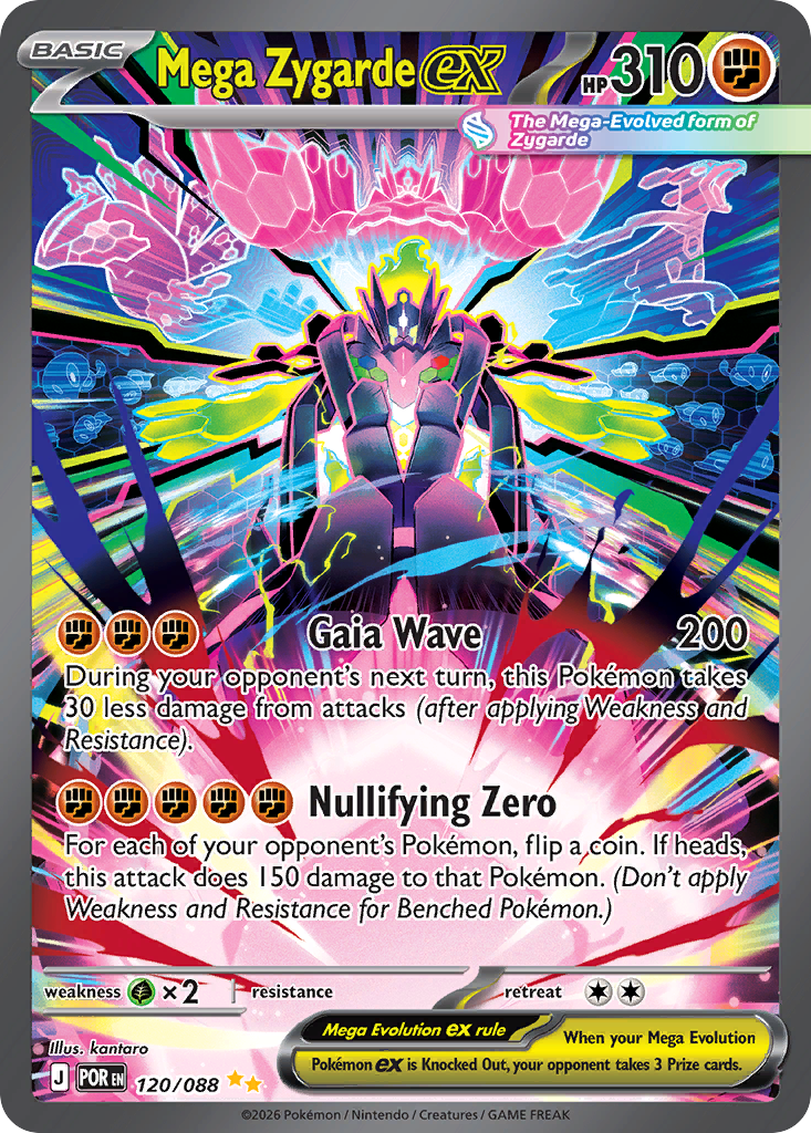 Mega Zygarde ex – Perfect Order