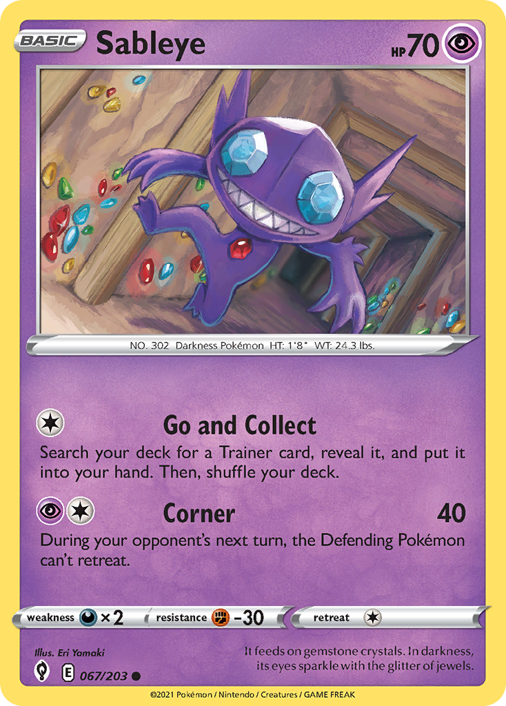 Sableye – Evolving Skies