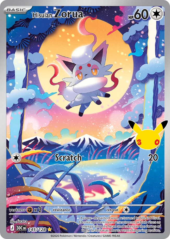 Hisuian Zorua – 30th Celebration