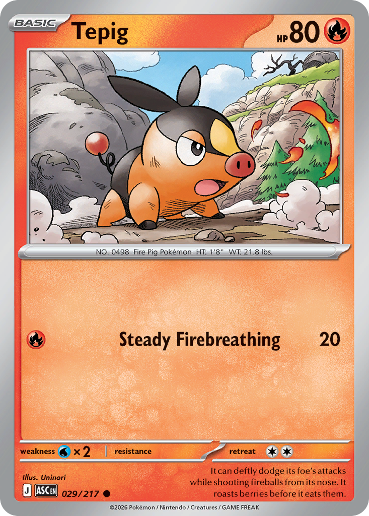 Tepig – Ascended Heroes