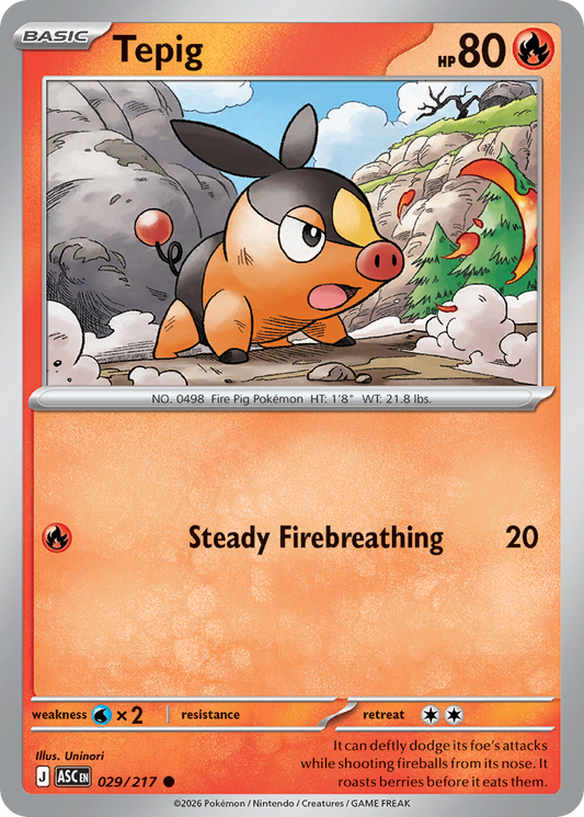 Tepig – Ascended Heroes