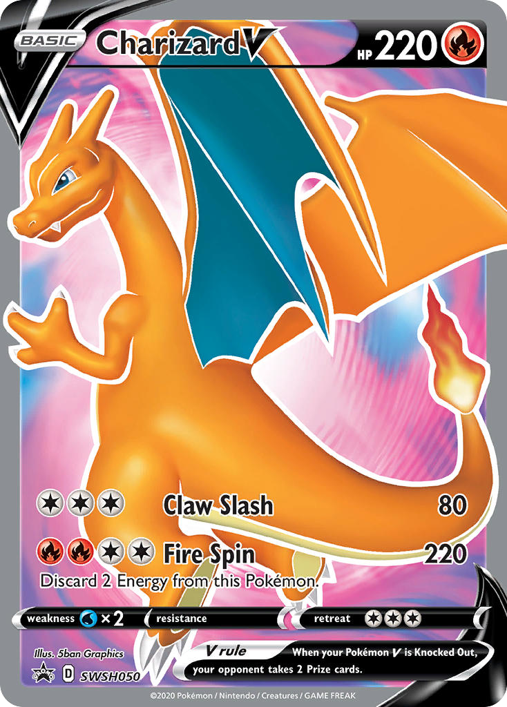 Charizard V – SWSH Black Star Promos