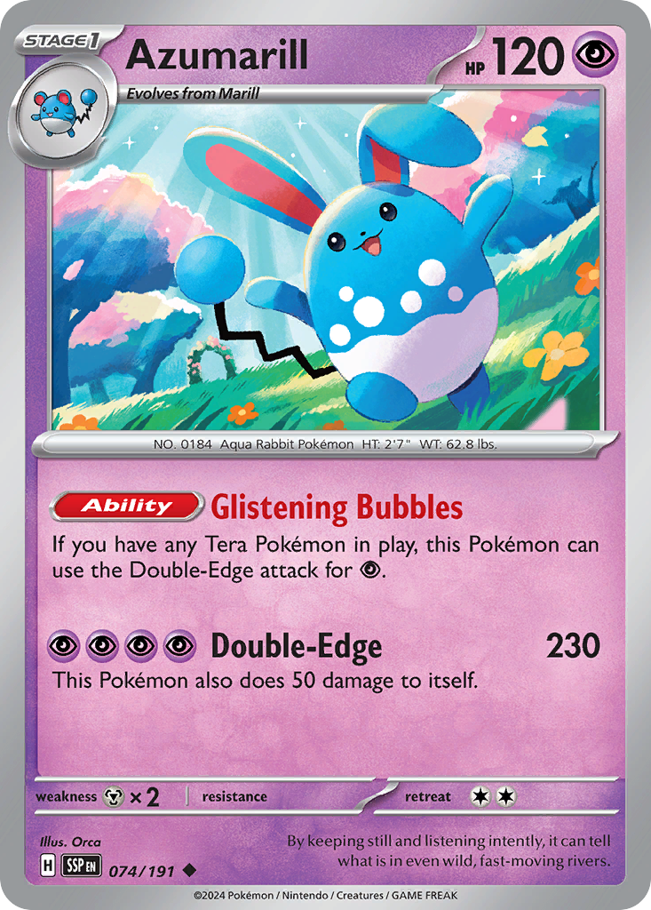 Azumarill – Surging Sparks