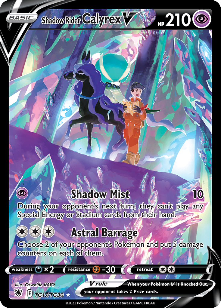 Shadow Rider Calyrex V – Astral Radiance Trainer Gallery