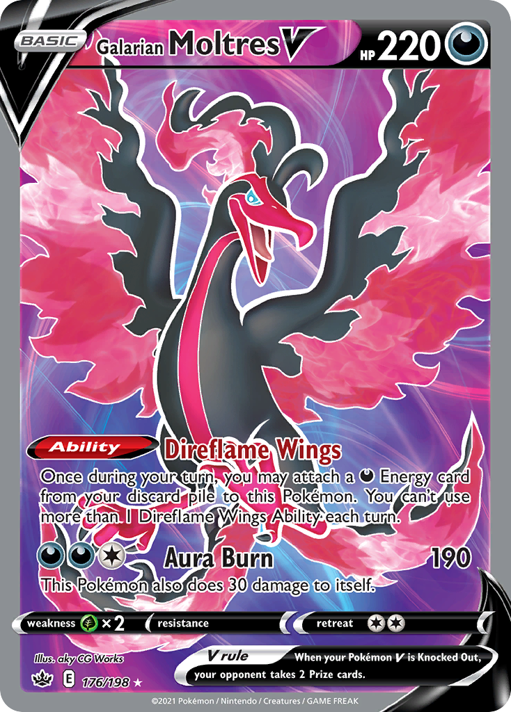 Galarian Moltres V – Chilling Reign