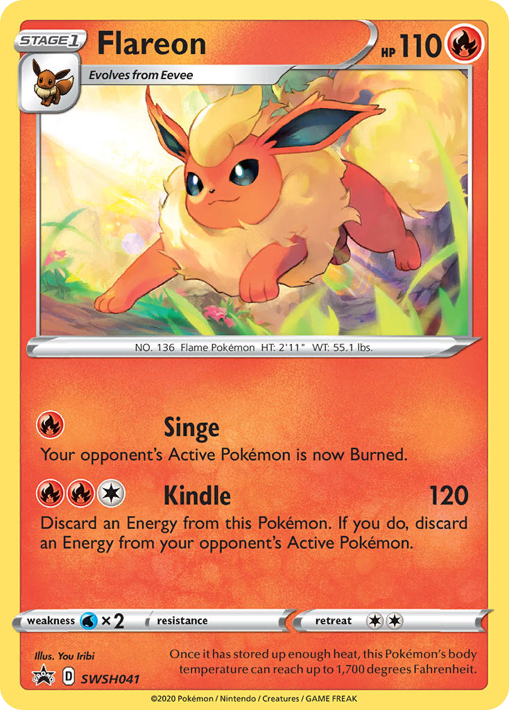 Flareon – SWSH Black Star Promos