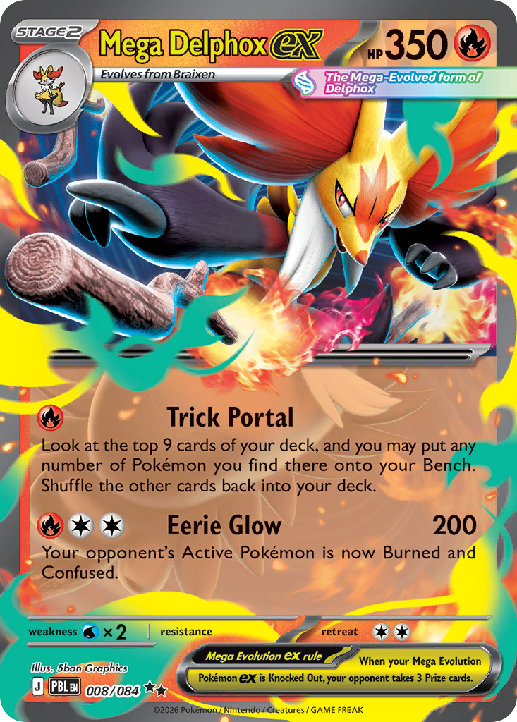 Mega Delphox ex – Pitch Black