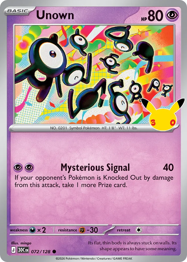 Unown – 30th Celebration