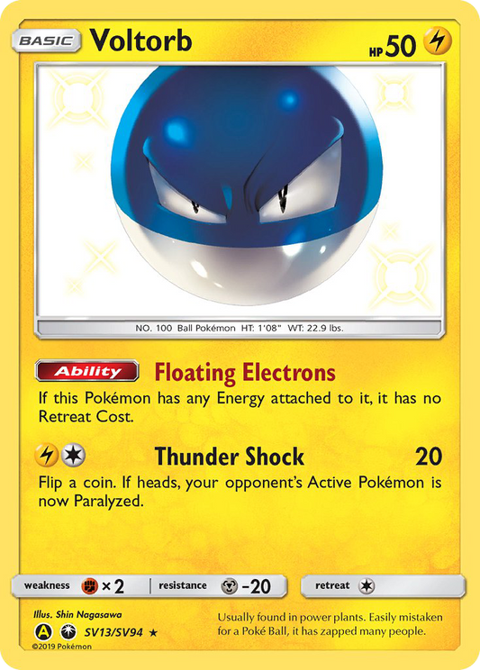 Voltorb – Hidden Fates Shiny Vault