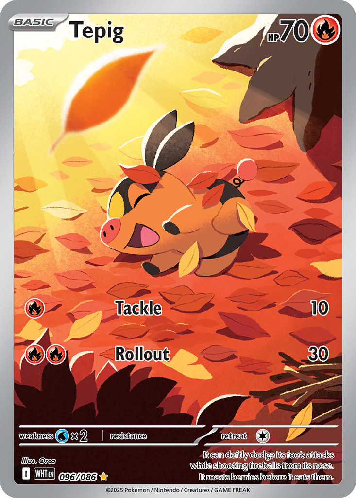 Tepig – White Flare