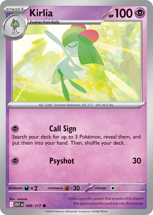 Kirlia – Ascended Heroes