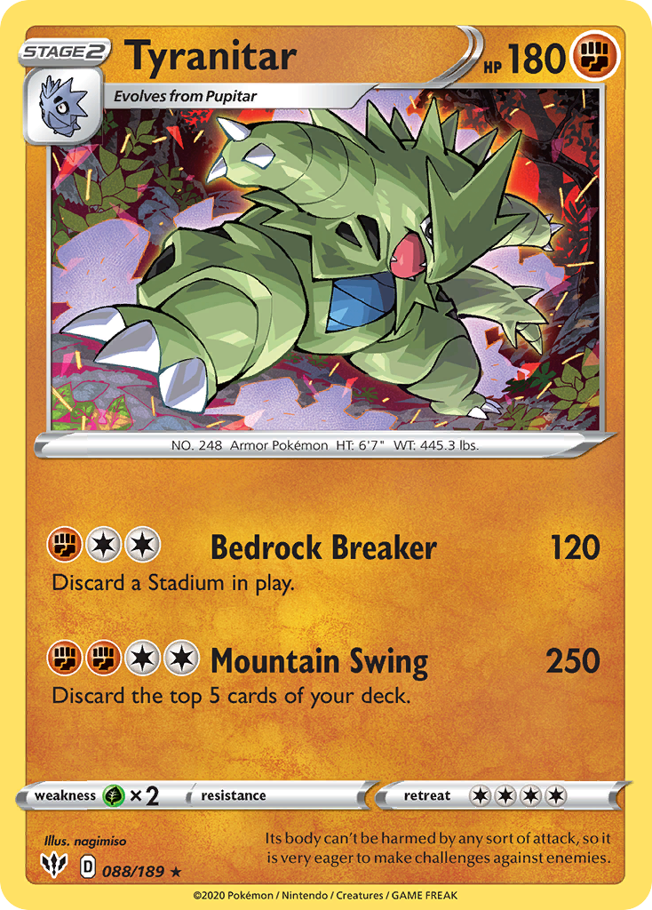 Tyranitar – Darkness Ablaze