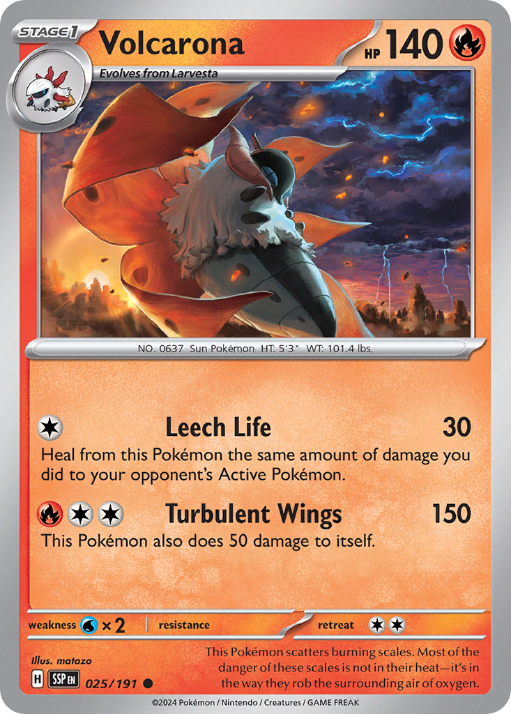 Volcarona – Surging Sparks
