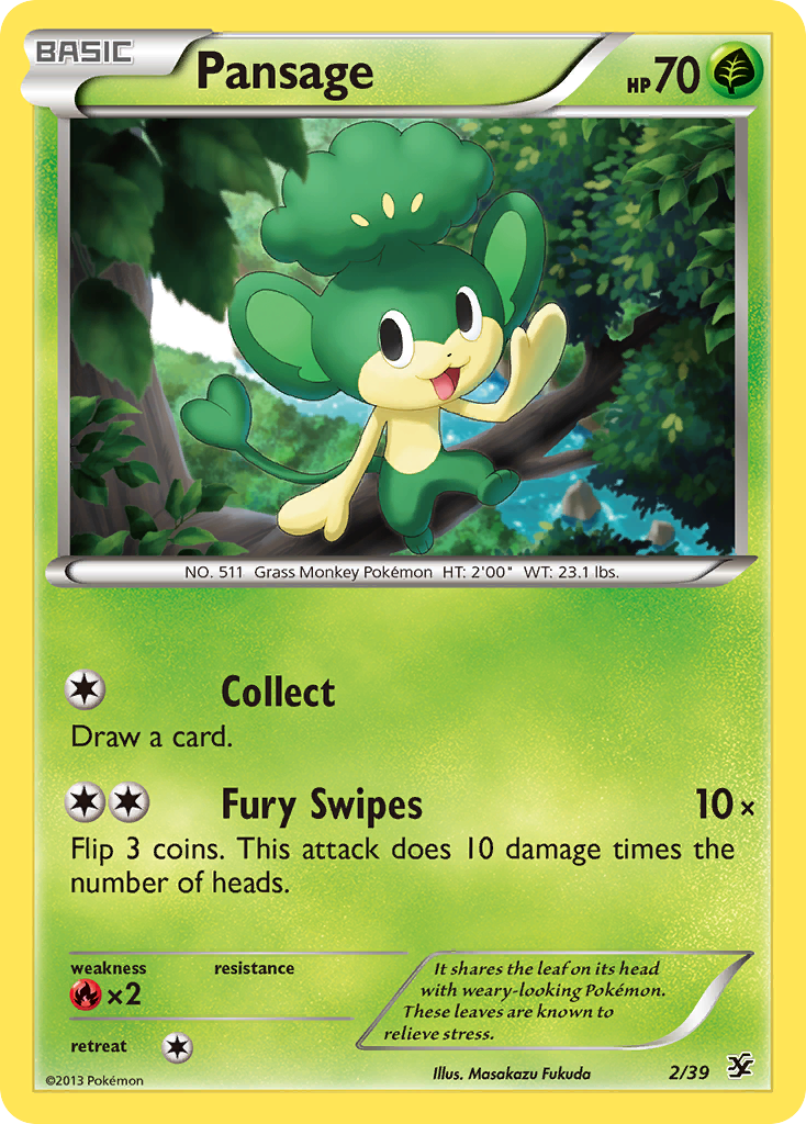 Pansage – Kalos Starter Set