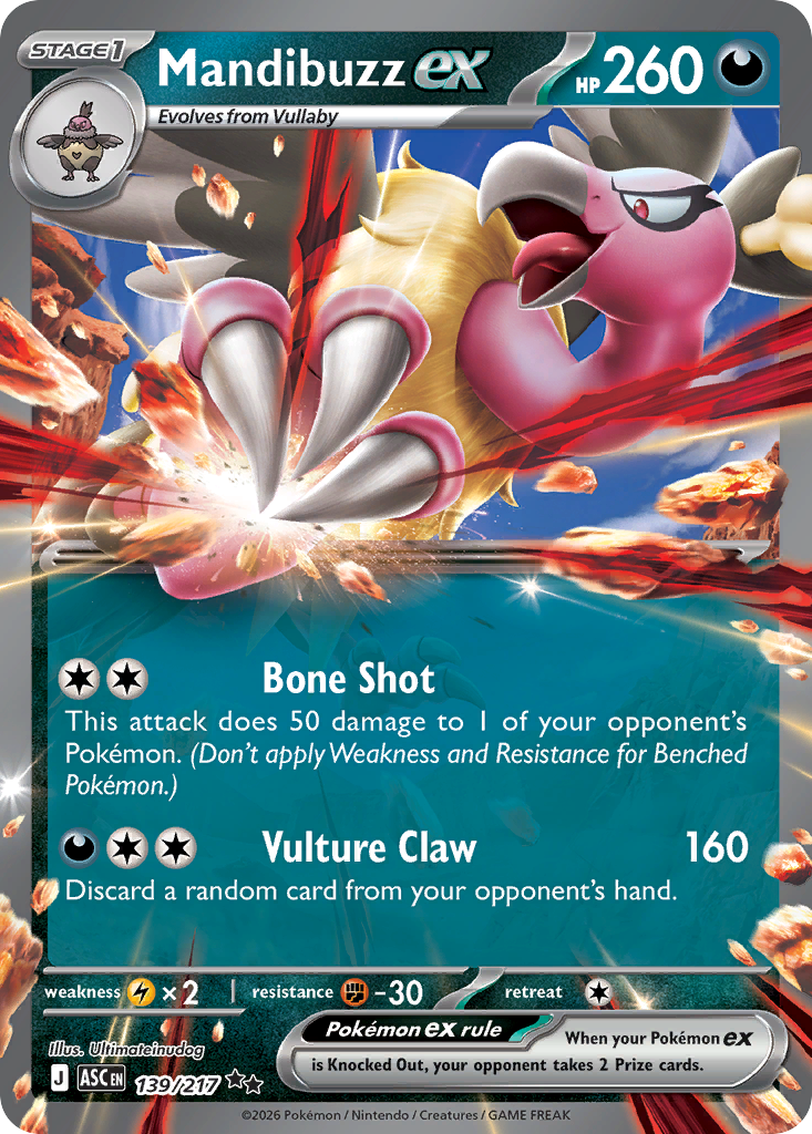 Mandibuzz ex – Ascended Heroes