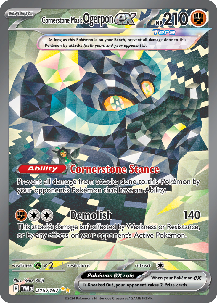 Cornerstone Mask Ogerpon ex – Twilight Masquerade
