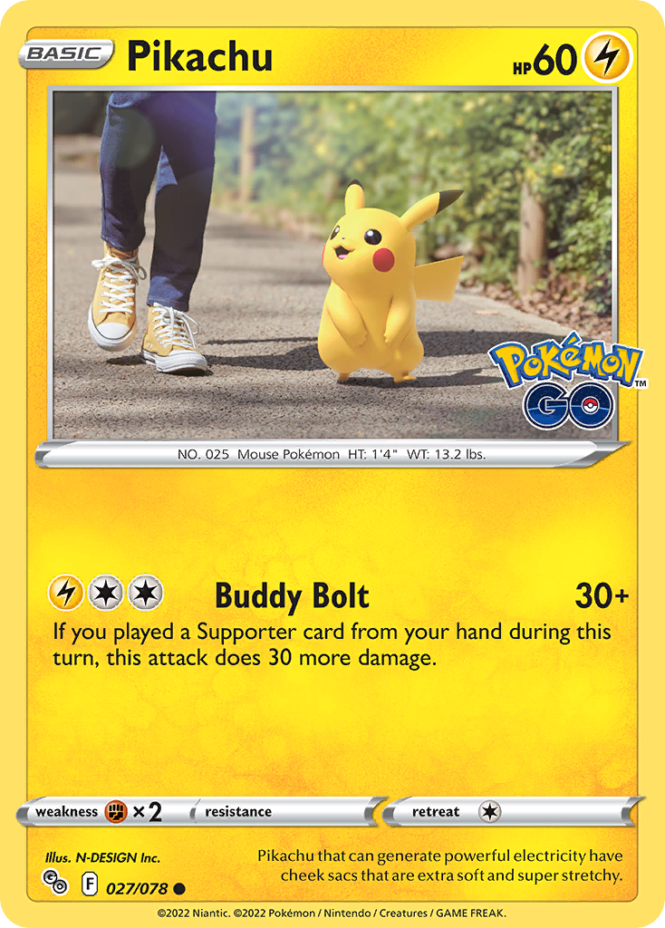 Pikachu – Pokémon GO