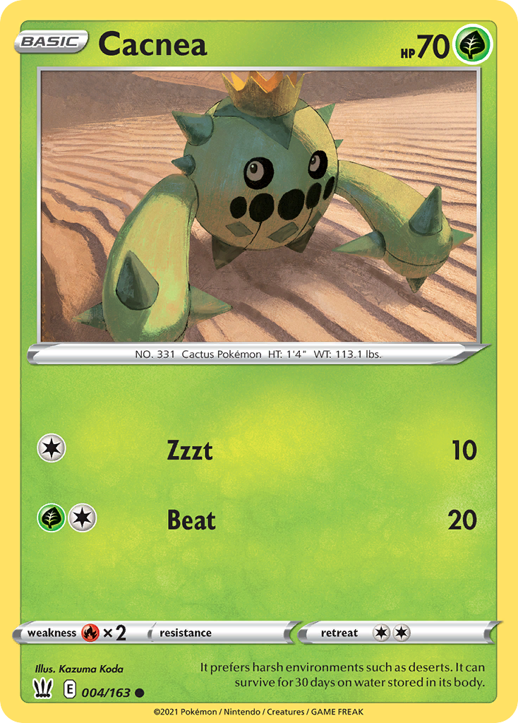Cacnea – Battle Styles