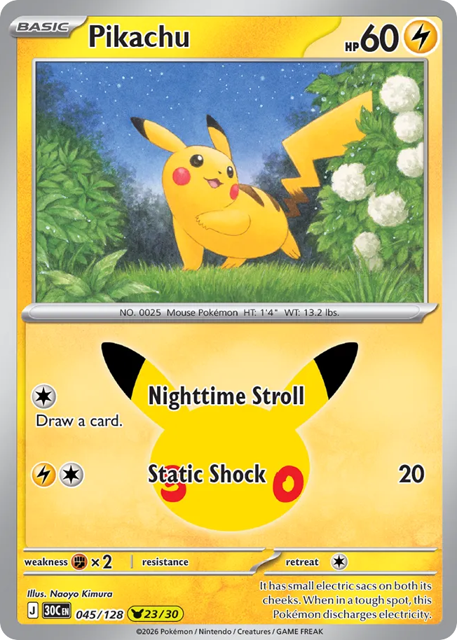 Pikachu – 30th Celebration