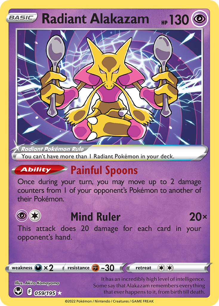 Radiant Alakazam – Silver Tempest