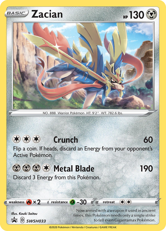 Zacian – SWSH Black Star Promos
