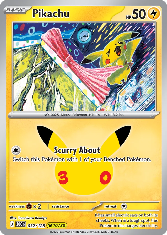 Pikachu – 30th Celebration