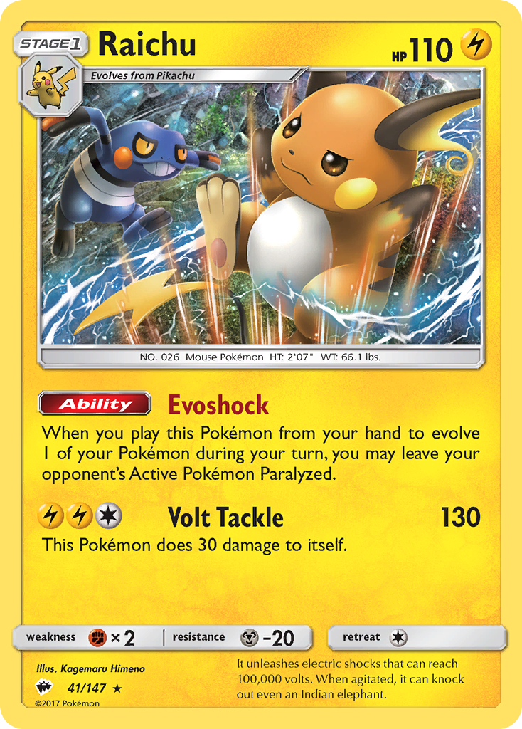 Raichu – Burning Shadows