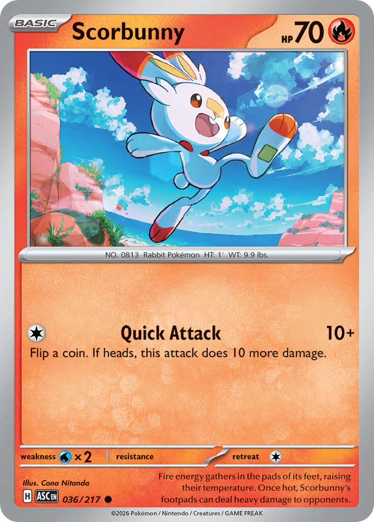 Scorbunny – Ascended Heroes