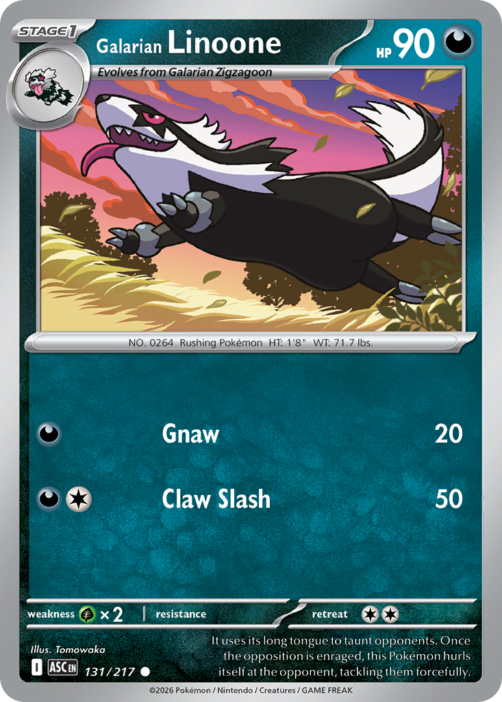 Galarian Linoone – Ascended Heroes