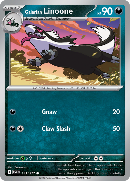 Galarian Linoone – Ascended Heroes
