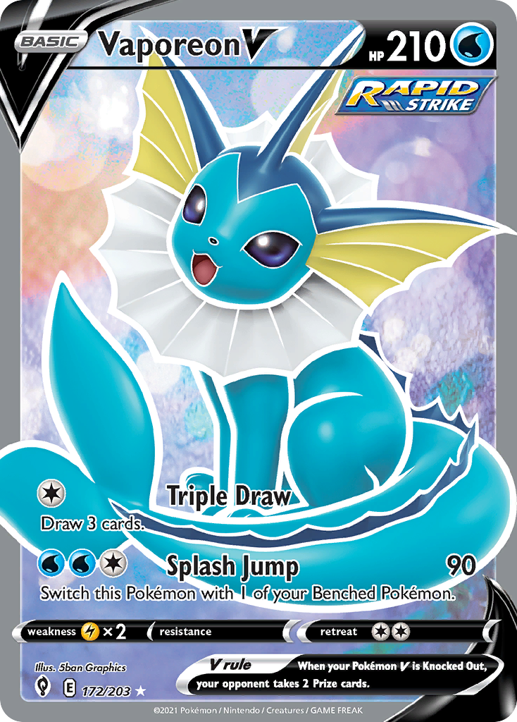 Vaporeon V – Evolving Skies