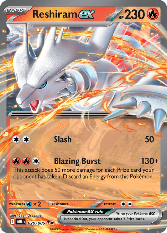 Reshiram ex – White Flare