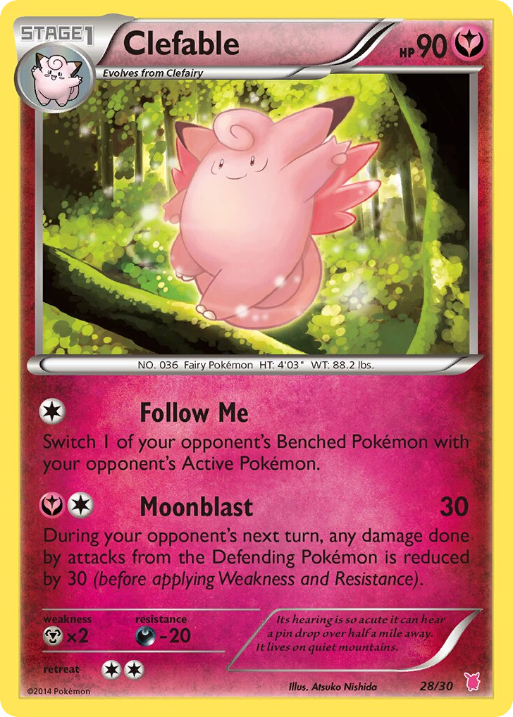 Clefable – XY Trainer Kit Wigglytuff