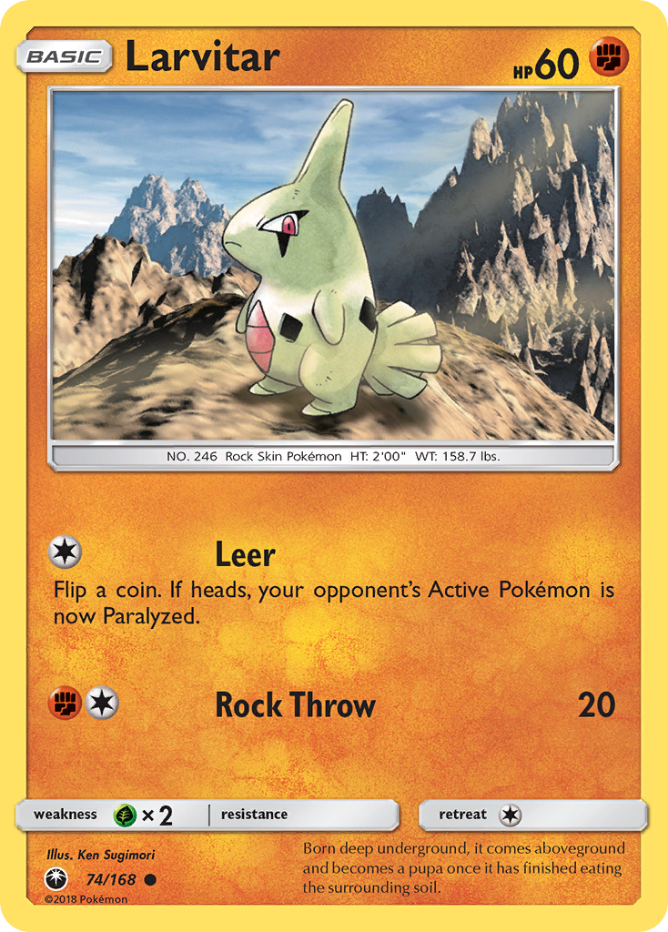 Larvitar – Celestial Storm