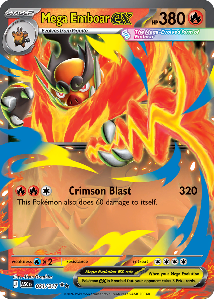 Mega Emboar ex – Ascended Heroes