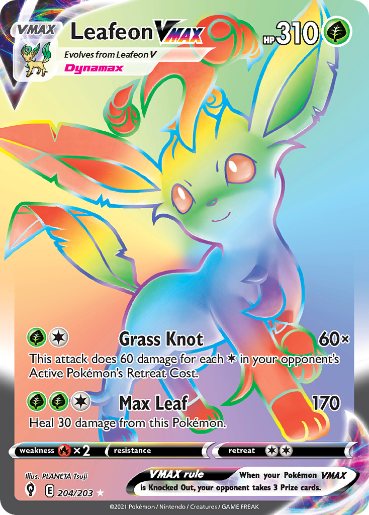 Leafeon VMAX – Evolving Skies